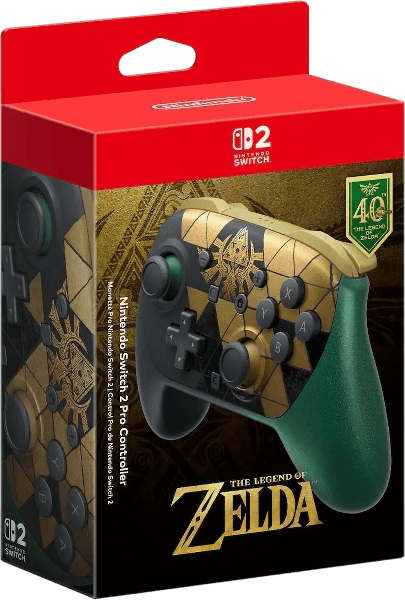 Nintendo Switch™ 2 Pro Controller The Legend of Zelda™ – 40th Anniversary Edition