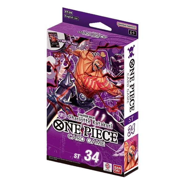 One Piece Trading Card Games - STARTER DECK 34 -PURPLE Charlotte Katakuri- [ST-34]