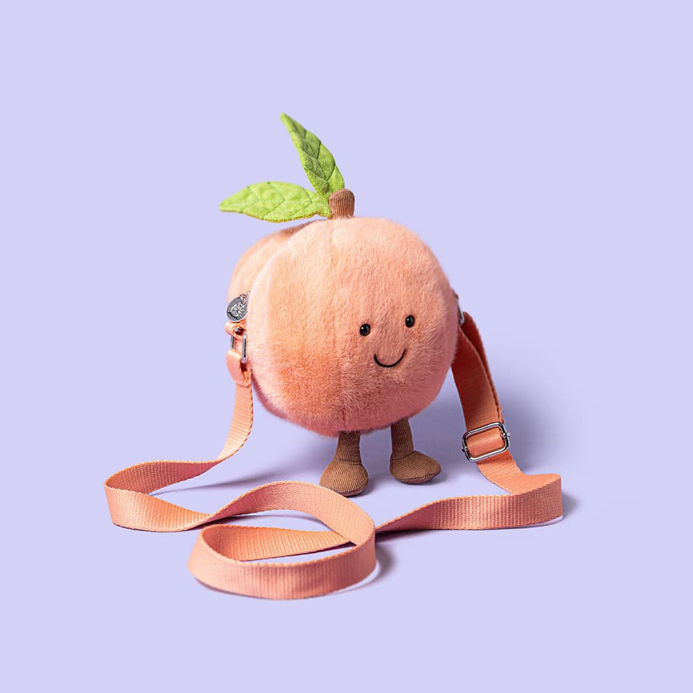 02/10 Jellycat New Collection Release, Including Tea Bag and Peach Shoulder Bag