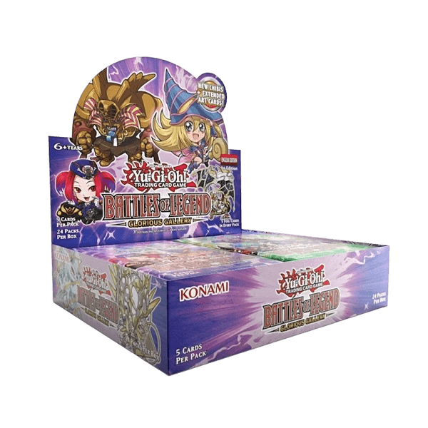 Yu-Gi-Oh! TCG - Battle of Legends Glorious Gallery Booster Display
