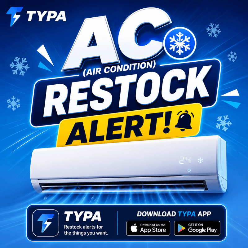 Air Conditioner (AC) In-Stock Tracker | Restock Alerts | For United Kingdom Mostly