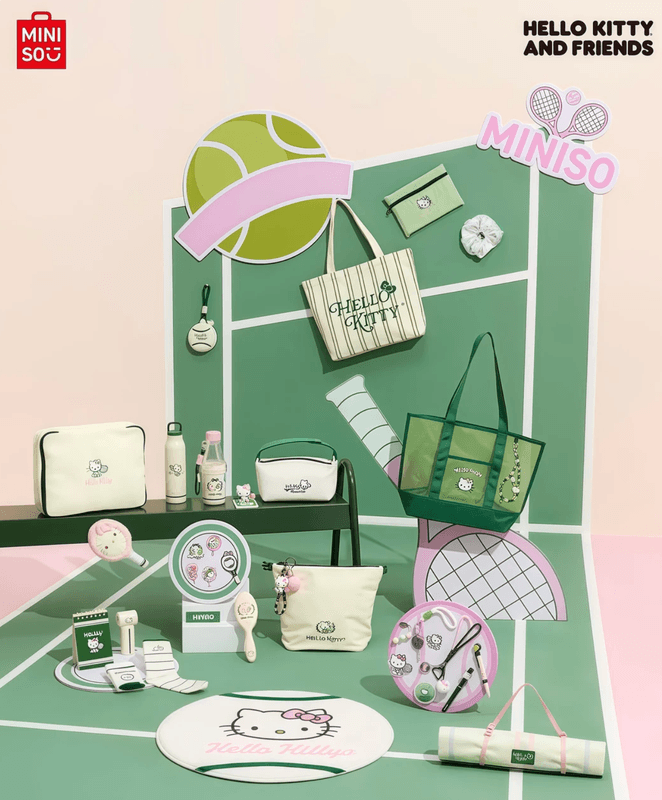MINISO Launches Hello Kitty Tennis Collection, Blending Sporty Aesthetics with Viral Kawaii Appeal