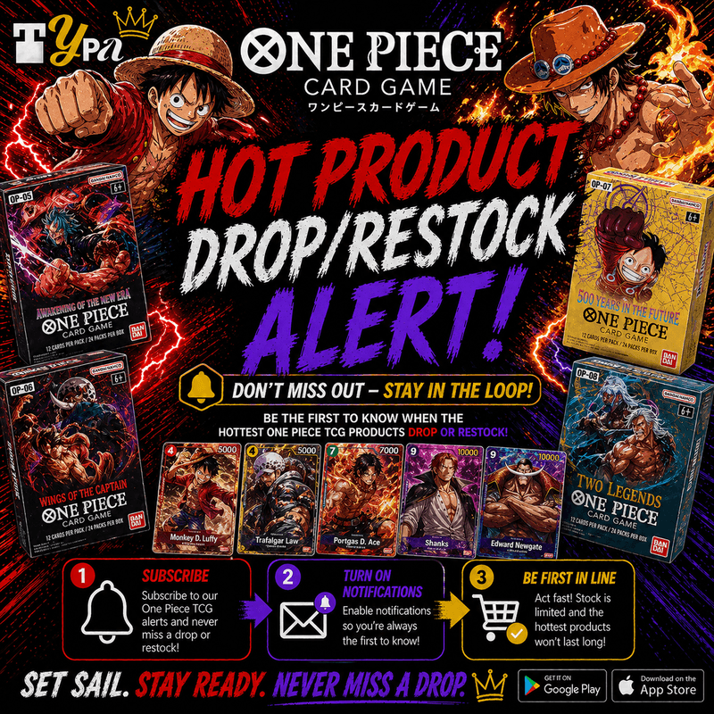 One Piece TCG - Hot Product Alert! (Varies by Site)