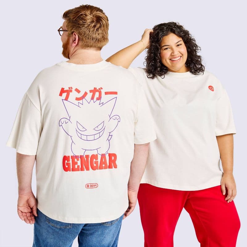 Adult Gengar Graphic Print Short Sleeve Crewneck T-Shirt - Pokémon x Target