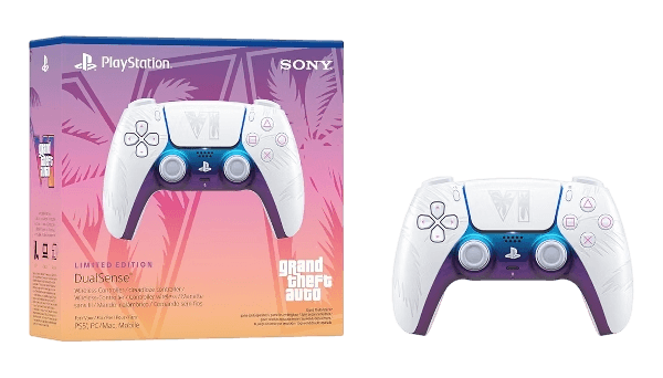 Sony Playstation 5 PS5 DualSense® Wireless Controller - Grand Theft Auto VI GTA6 White Limited Edition