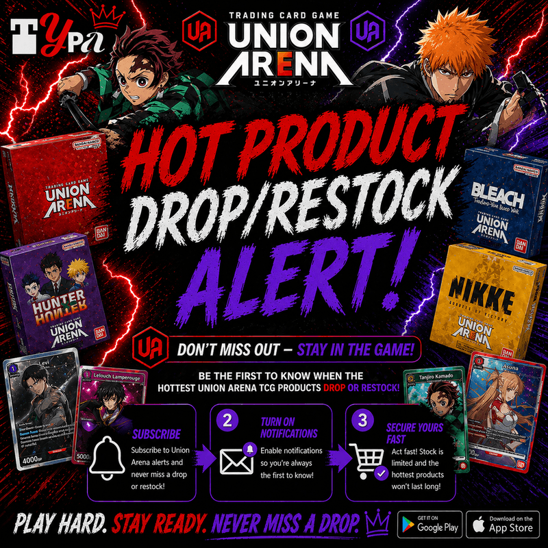 Union Arena TCG - Hot Product Alert! (Varies by Site)