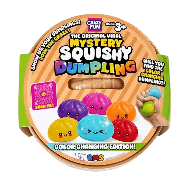 RMS Crazy Fun® The Original Viral Mystery Squishy Dumpling Color Changing Edition