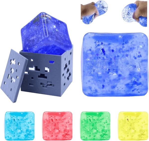 Minecraft Jelly Cube Squishy Fidget Toy