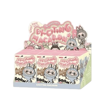 MAC Labubu V1: Exciting Macaron Vinyl Face Blind Box - 6PCs