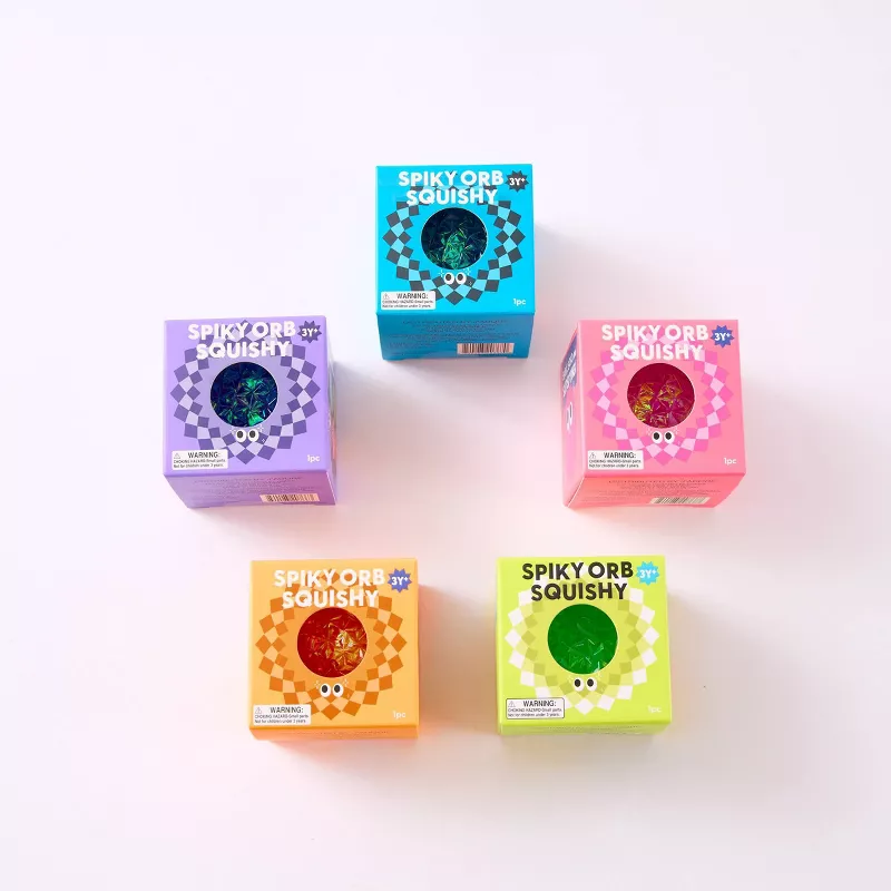 J'adore Spiky Orb Sensory Squeeze Toy - 5pk