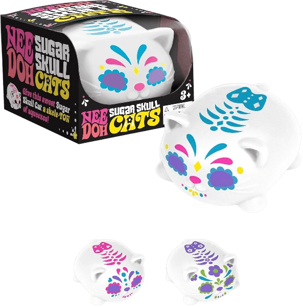 Schylling NeeDoh Sugar Skull Cool Cats