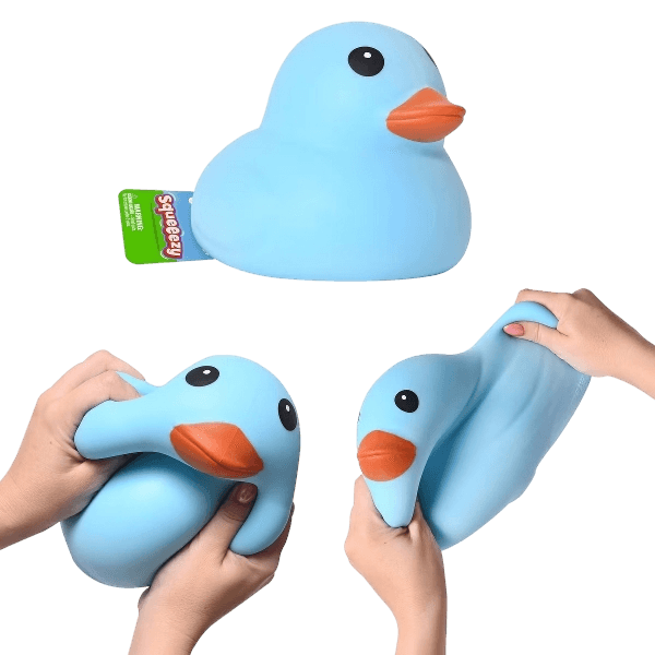 Sunny Days Toymendous Jumbo Squeezy Ducks - Pastel Blue