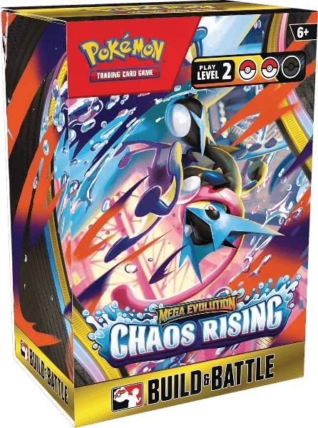 Pokemon TCG - Mega Evolution Chaos Rising Build & Battle Box