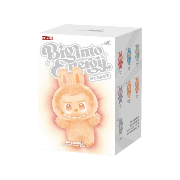 BIE Labubu V3 - Big into Energy Series-Vinyl Plush Pendant Blind Box