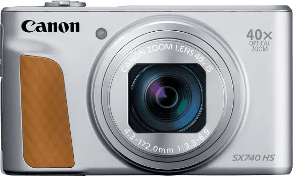 Canon - PowerShot SX740 HS 20.3-Megapixel Digital Camera - Silver