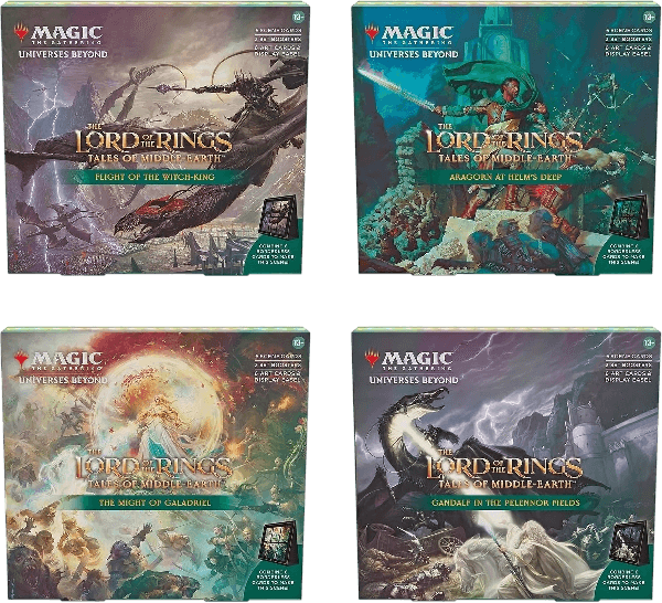 Magic: The Gathering - The Lord of the Rings: Tales of Middle-Earth Scene Boxes - All 4