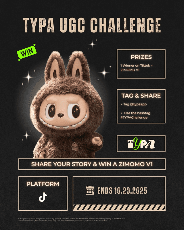 🎉TYPA UGC Challenge GIVEAWAY! - Tiktok