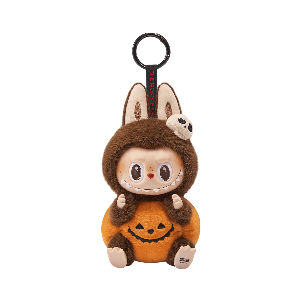 Pumpkin: LABUBU - 2024 Happy Halloween Party Series-Sitting Pumpkin Vinyl Plush Pendant