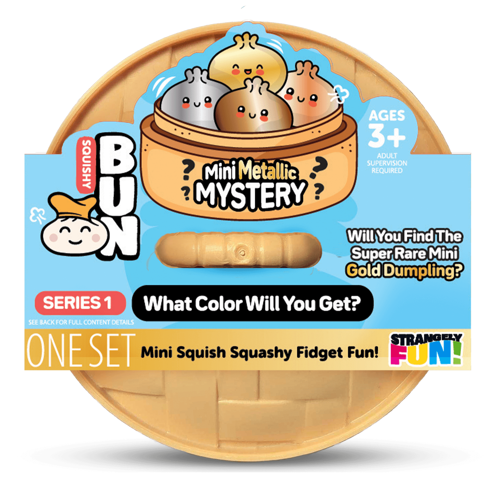 RMS Crazy Fun® Mini Metallic Mystery Dumpling Squishy Bun Set - Five Below