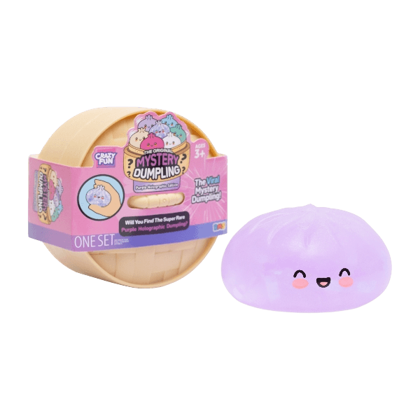 Crazy Fun® Mystery Purple Ribbon Squishy Bun Set