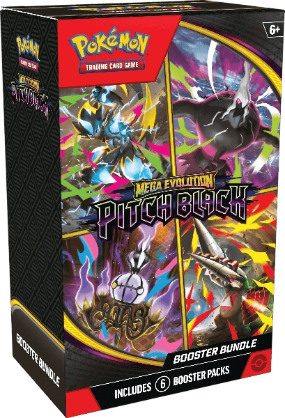 07/17 Pokemon TCG - Mega Evolution Pitch Black Booster Bundle
