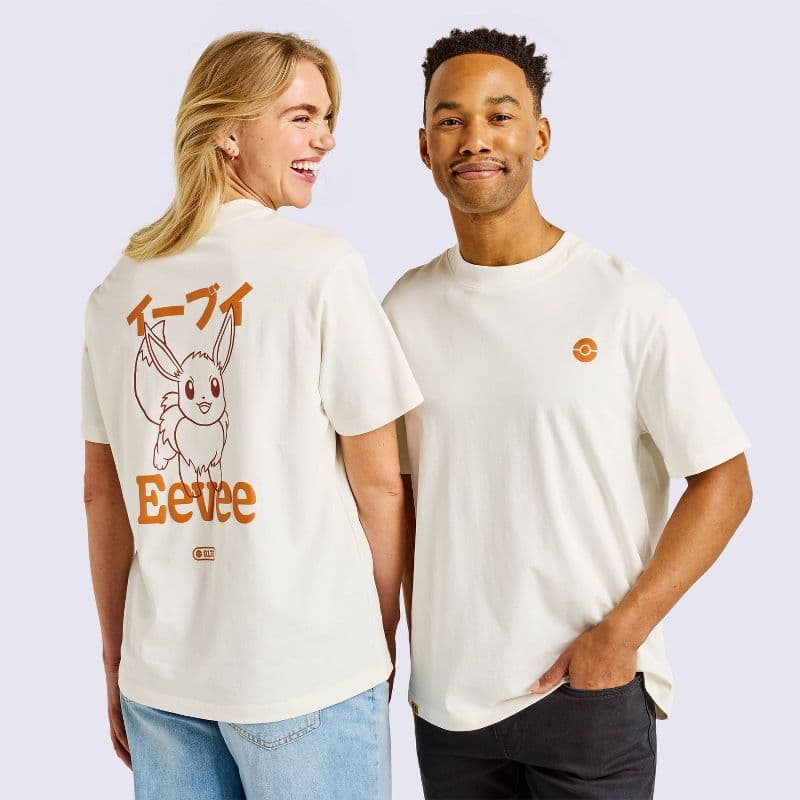 Adult Eevee Graphic Print Short Sleeve Crewneck T-Shirt - Pokémon x Target