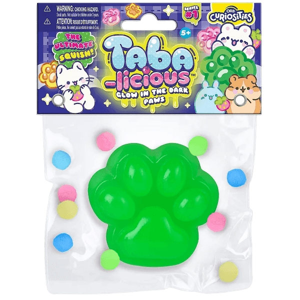 ORB Curiosities™ Taba-licious Glow in the Dark Paws Squish