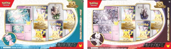 Pokemon TCG: 30th Celebration Figure Collection—Mew & Mewtwo