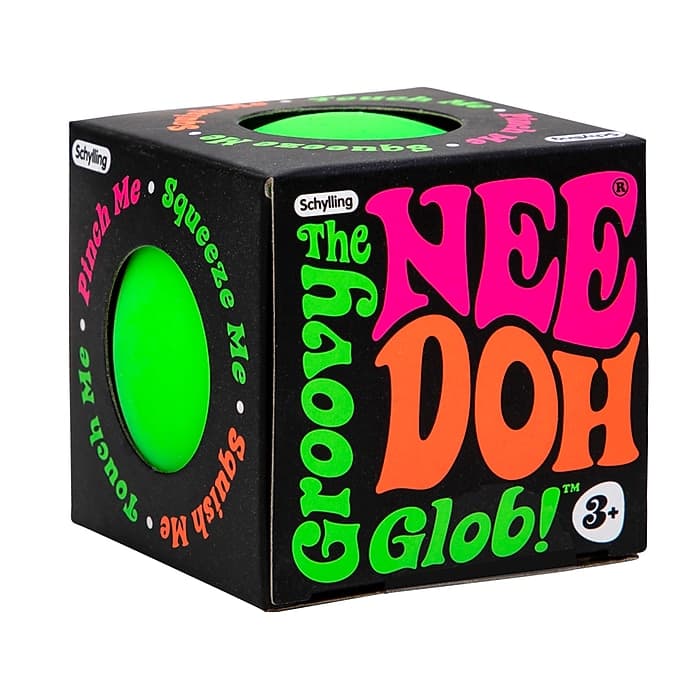 Schylling NeeDoh The Groovy Glob Stress Ball, Assorted Colors (NDXX)