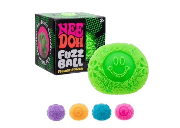 Schylling NeeDoh Fuzz Ball Flower Powder