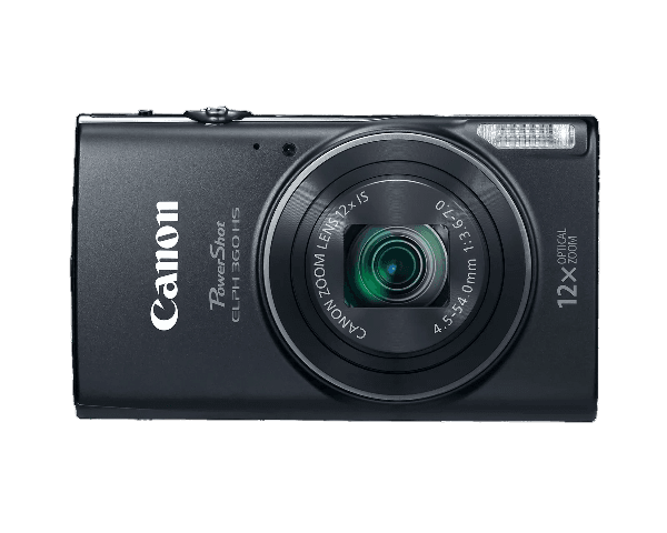 Canon - PowerShot ELPH 360 HS - Black