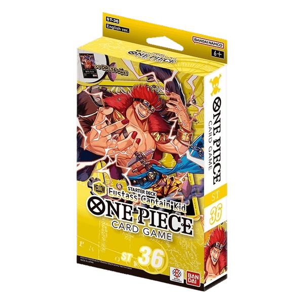One Piece Trading Card Games - STARTER DECK 36 -YELLOW Eustass"Captain"Kid- [ST-36]