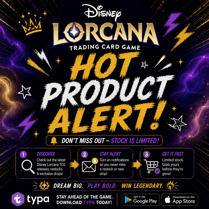 Disney Lorcana TCG - Hot Product Alert! (Varies by Site)