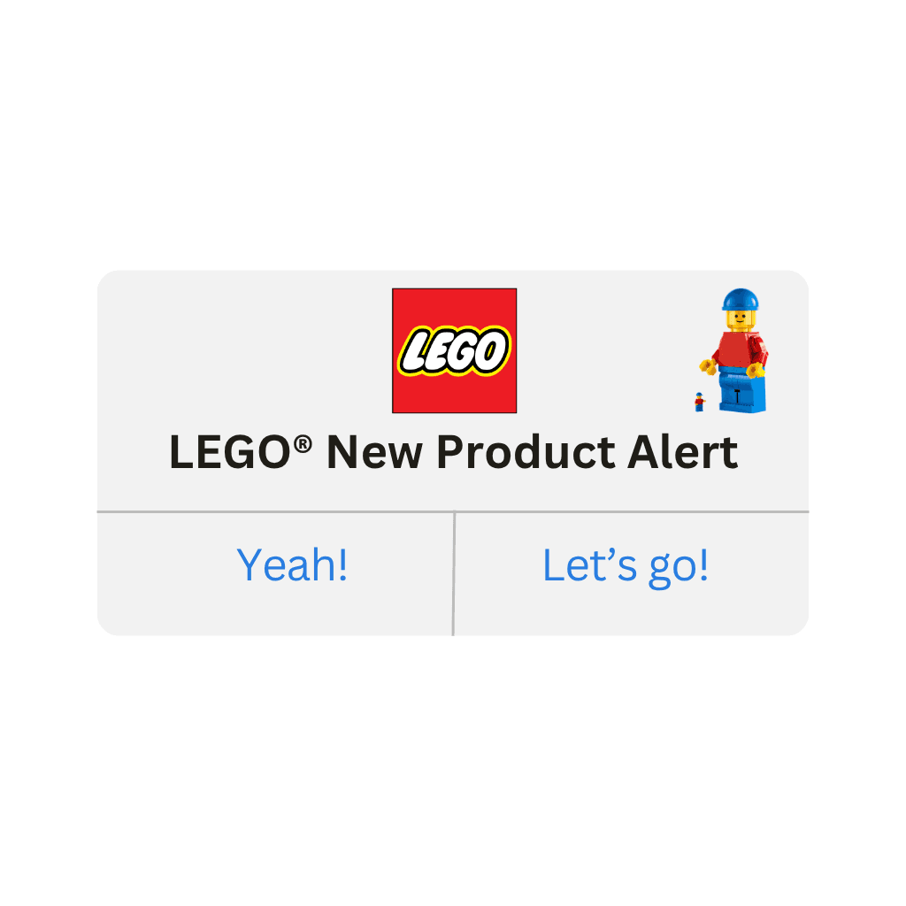 LEGO® - New Product Alert! (Varies by Site)