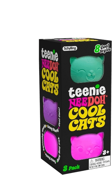 Schylling NeeDoh Teenie Cool Cats