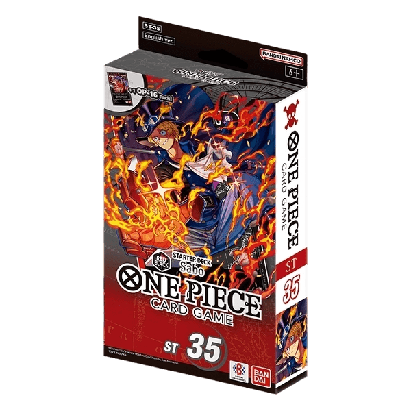 One Piece Trading Card Games - STARTER DECK 35 -RED/BLACK Sabo- [ST-35]