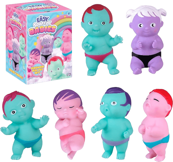 ORB Easy Sqweezy Babies Squishy Assorted Blind Box