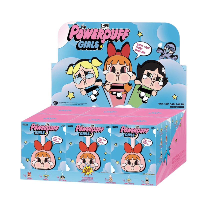 Pop Mart CryBaby × Powerpuff Girls Series-Vinyl Face Plush Blind