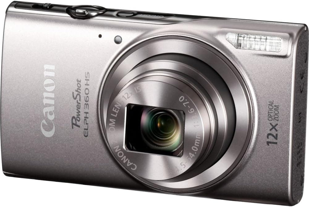 Canon - PowerShot ELPH 360 HS - Silver