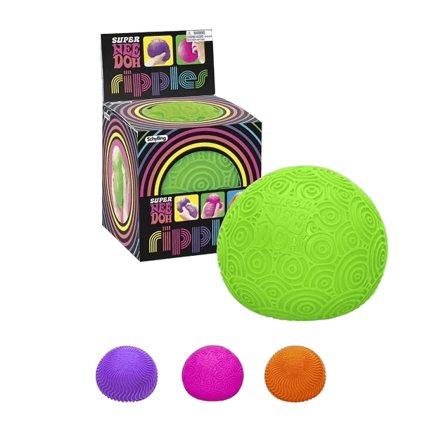 Schylling NeeDoh Super Ripples Fidget Ball