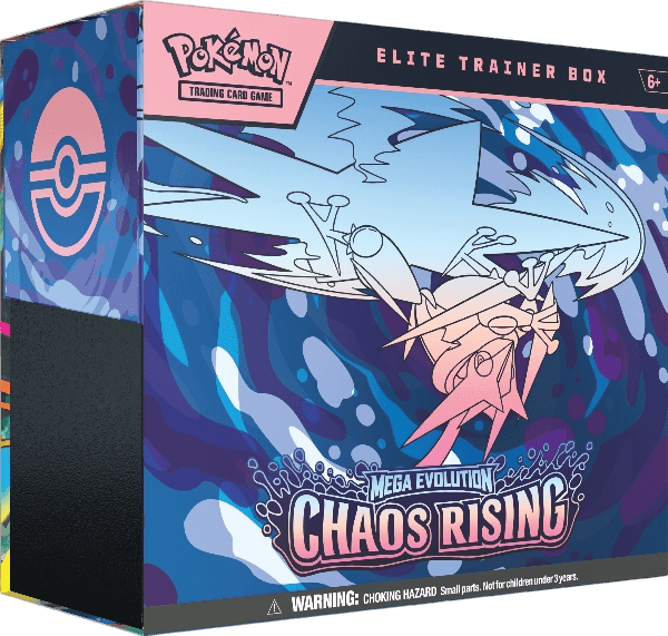 05/22 Pokemon TCG - Mega Evolution Chaos Rising Elite Trainer Box