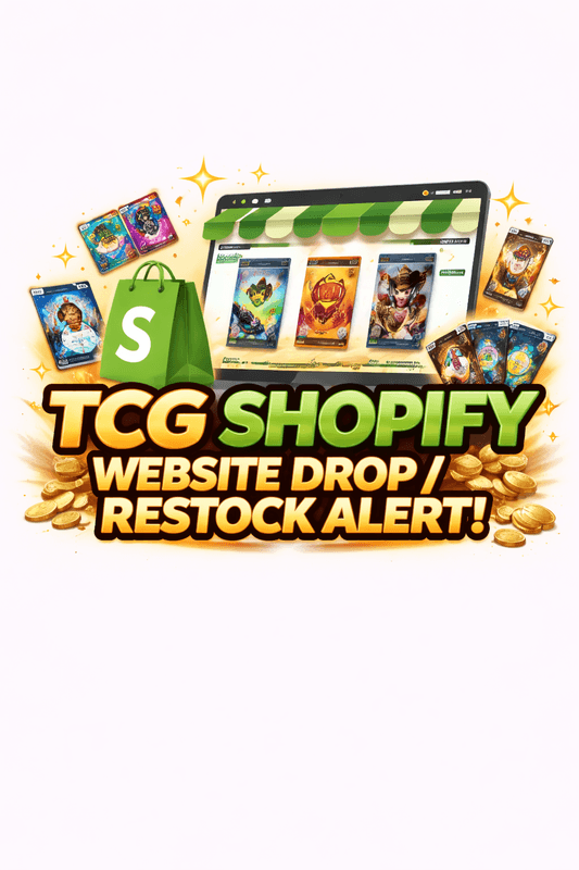 Pokémon TCG - Shopify Website Product Alert! (Varies by Site)