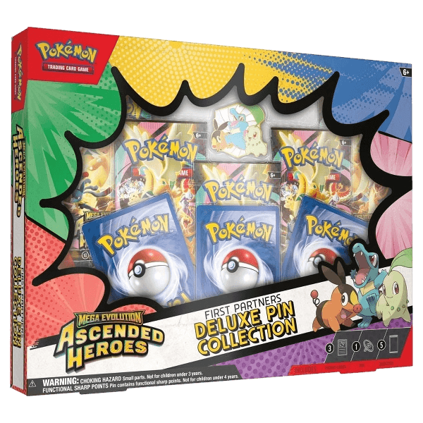 Pokemon TCG - Mega Evolution Ascended Heroes First Partners Deluxe Pin Collection