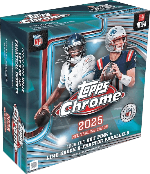 2025 Topps Chrome Football Mega Box