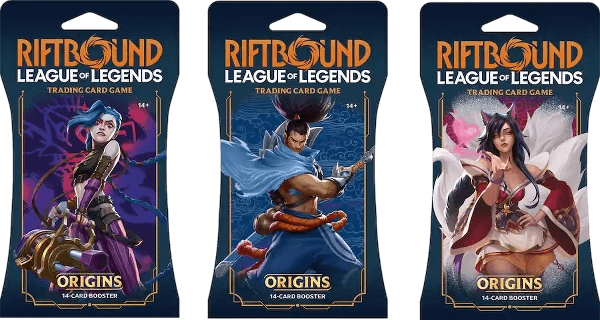Riftbound League of Legends TCG - Origins Sleeved Booster - Styles May Vary