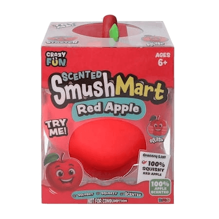 Crazy Fun® Smush Mart Red Apple Squishy Toy