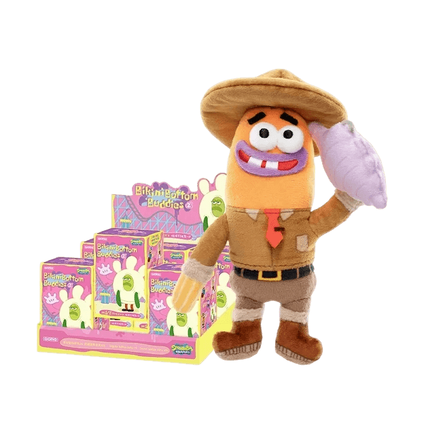 04/16 Pop Mart Residents of Bikini Bottom-Whimsical Plush Part 2 Blind Box