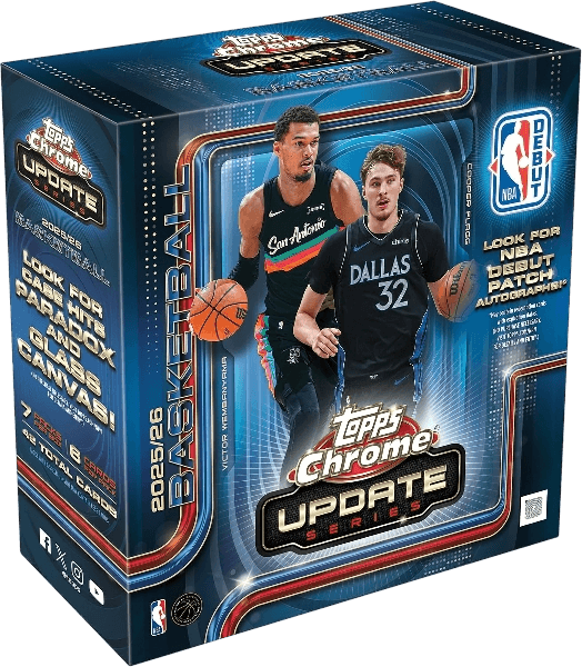 2025-26 Topps Chrome Updates Basketball Mega Box