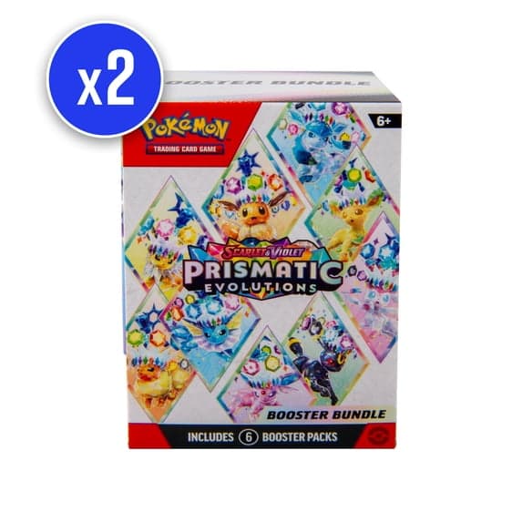 Pokemon TCG - Scarlet & Violet Prismatic Evolutions Booster Bundle x2