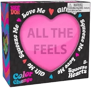 Schylling NeeDoh Color Change Squeeze Heart